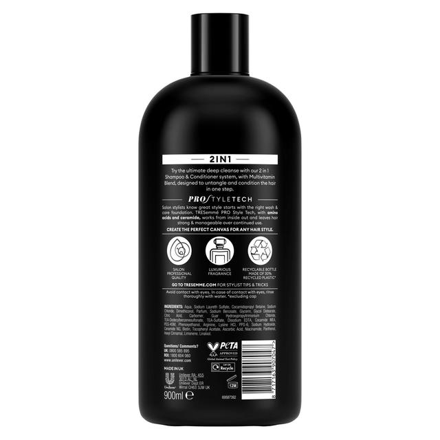 Tresemme 2 in 1 Cleanses & Conditions Shampoo & Conditioner 900ml - ZR Online Solutions