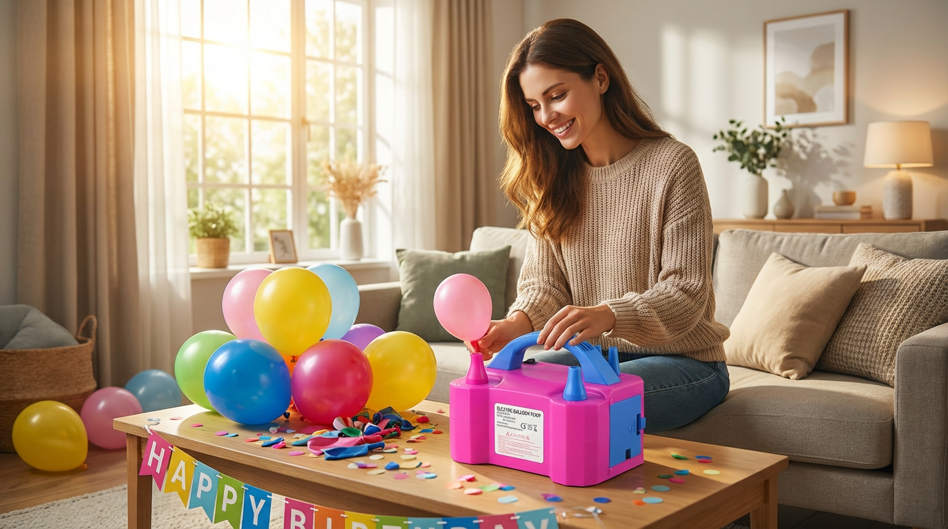 Electric Balloon Pump - Professional Party Setup Made Effortless