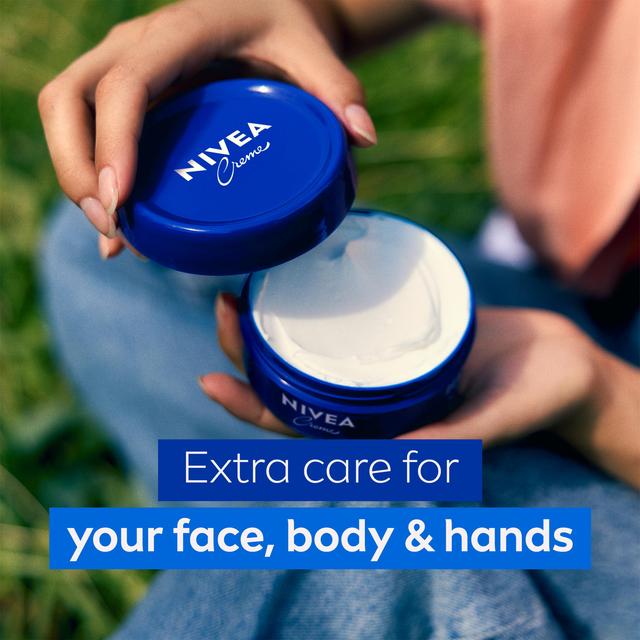 NIVEA Creme Moisturiser Cream for Face Hands & Body 200ml - ZR Online Solutions