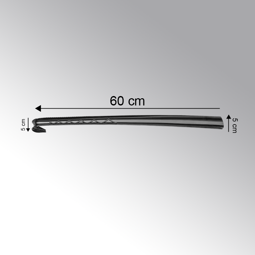 Shoe Horn Long Handle for Seniors, ABS Plastic Long Shoehorn for Boots 60 cm, Extra Long Shoe Horn for Men Women Kids