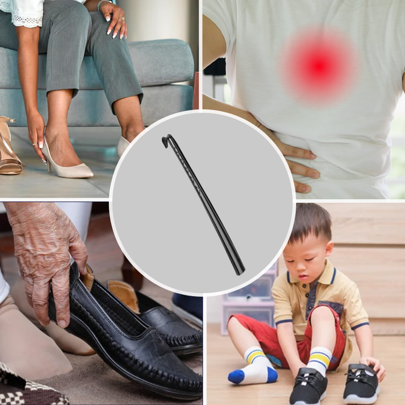 Shoe Horn Long Handle for Seniors, ABS Plastic Long Shoehorn for Boots 60 cm, Extra Long Shoe Horn for Men Women Kids