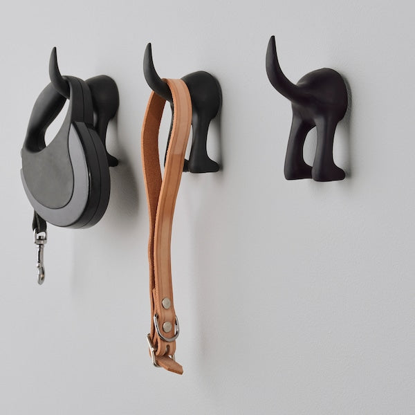 BASTIS Hook Dog Tail Rubber Wall Lead Clothes Hanger - ZR Online Solutions