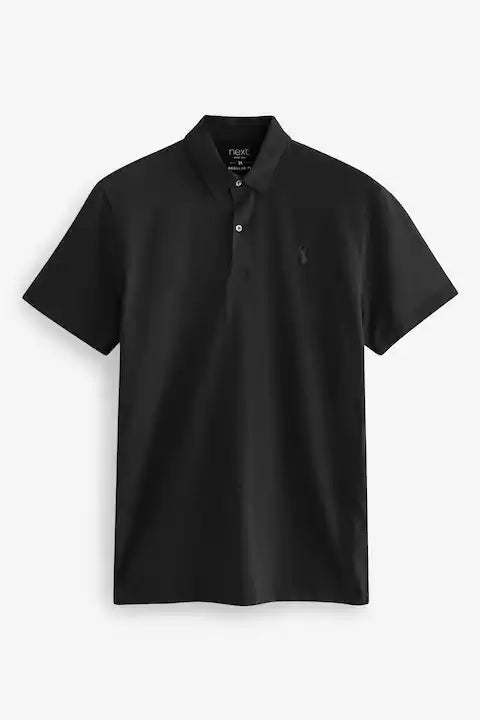 Navy/White/Burgundy/Black/Grey Regular Fit Regular Fit Short Sleeve Jersey Polo Shirts 5 Pack - ZR Online Solutions
