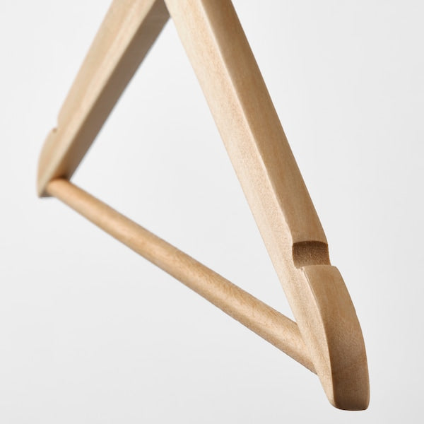 BUMERANG Hanger - 8/pk Wooden Clothes Hanger for Wardrobe - ZR Online Solutions