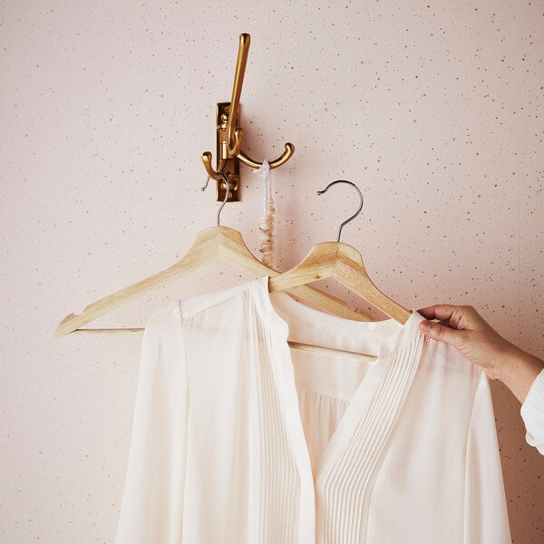 BUMERANG Hanger - 8/pk Wooden Clothes Hanger for Wardrobe - ZR Online Solutions