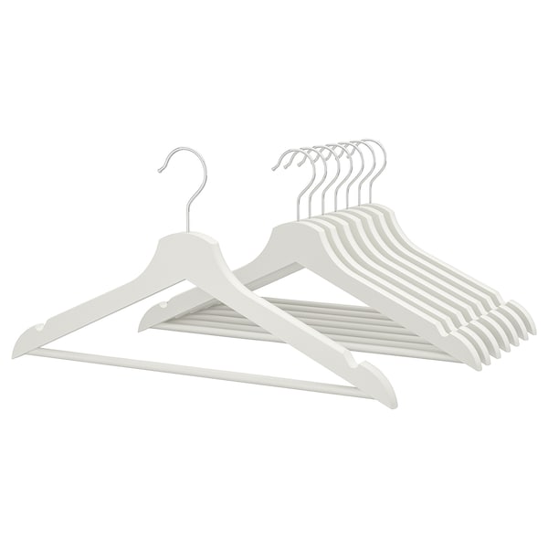 BUMERANG Hanger - 8/pk Wooden Clothes Hanger for Wardrobe - ZR Online Solutions