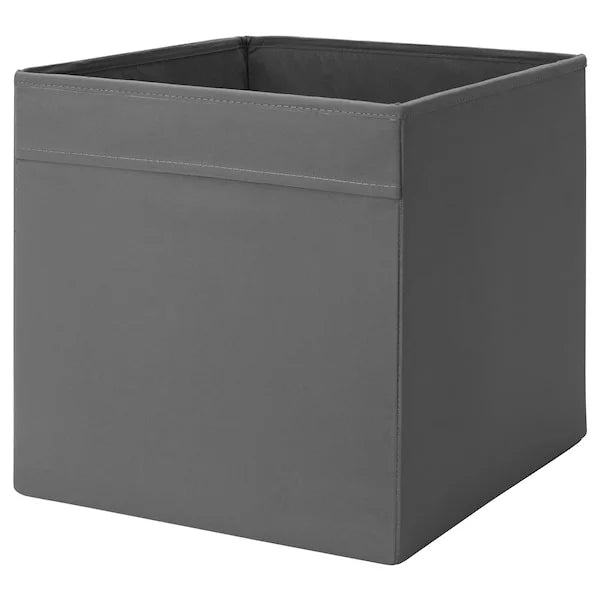 DRONA Box Dark Grey Foldable Storage Box for Shelving Units - ZR Online Solutions