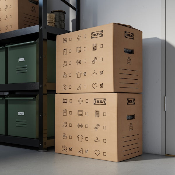 Moving Box - Brown Cardboard Large Stackable Boxes - ZR Online Solutions