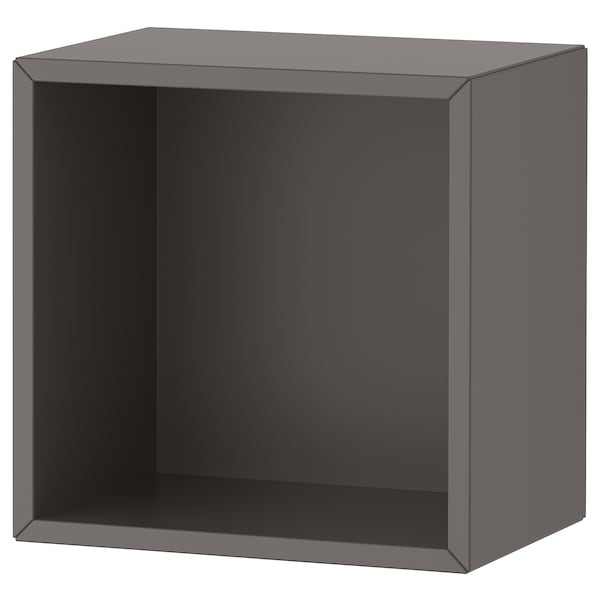 EKET Modular Cube Storage Unit, Dark Grey Wall Shelf Cabinet - ZR Online Solutions