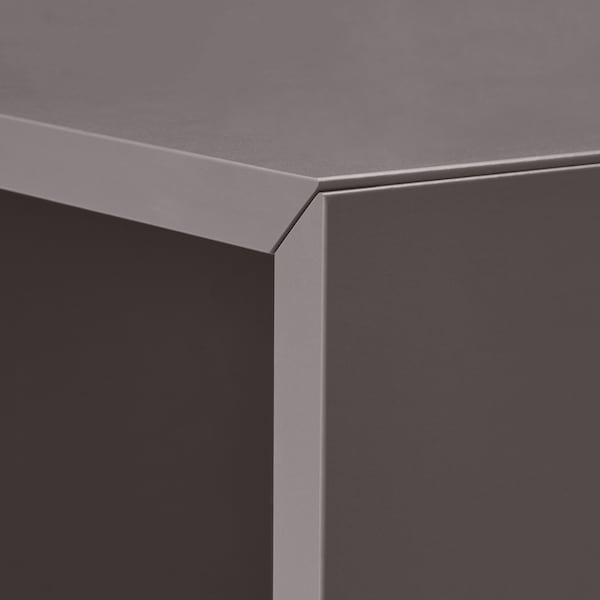 EKET Modular Cube Storage Unit, Dark Grey Wall Shelf Cabinet - ZR Online Solutions