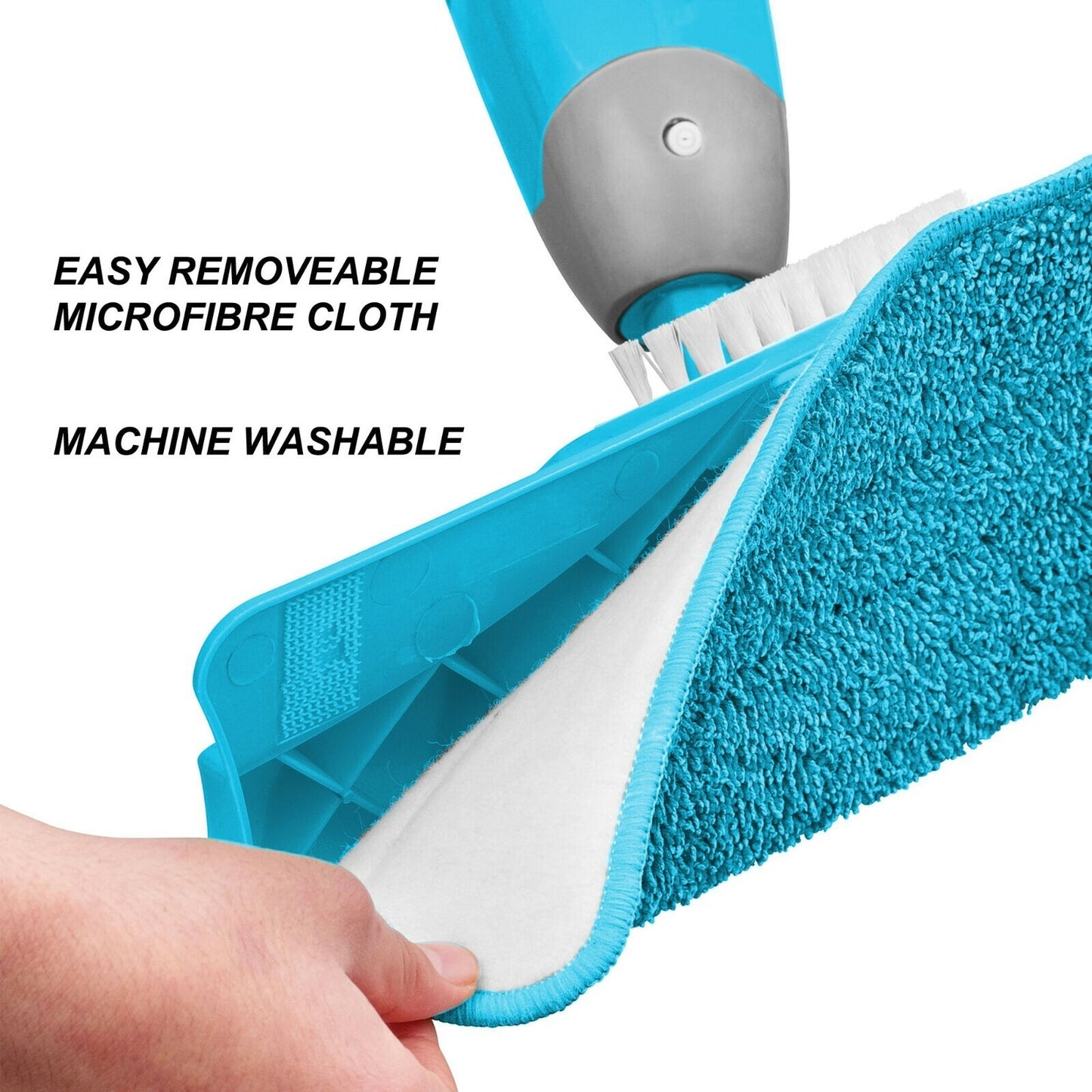 Professional Spray Mop With 750ML Tank And Microfiber Cloth