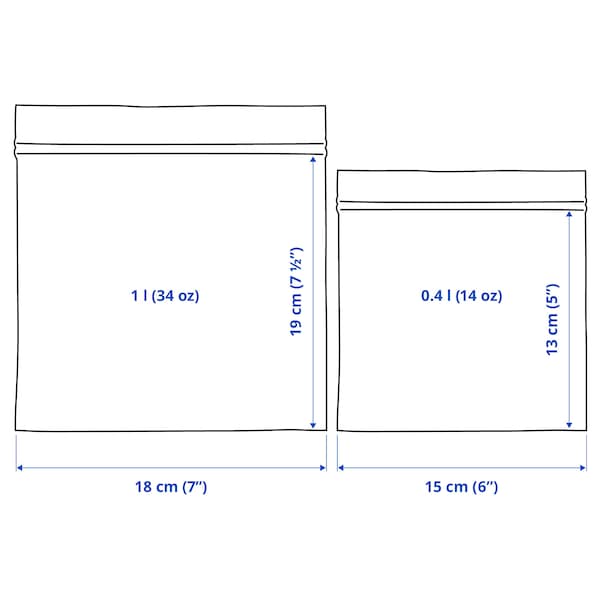 ISTAD Resealable Bag - 60/pk Food Packing Sealing Bags - ZR Online Solutions