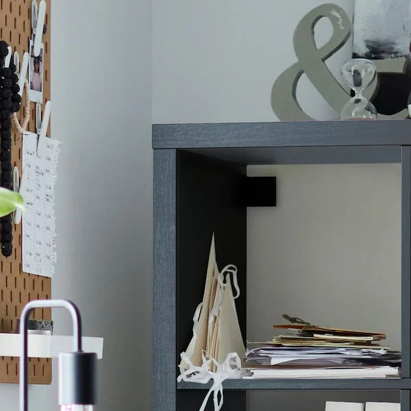 KALLAX Shelving Unit Black-Brown Wall Cube Storage Unit - ZR Online Solutions