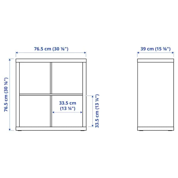 KALLAX Shelving Unit Black-Brown Wall Cube Storage Unit - ZR Online Solutions