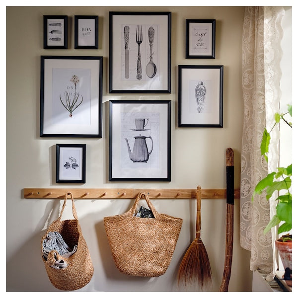 Picture Photo Frame Black Decorative Wall Hanging Shelves - ZR Online Solutions