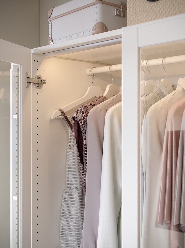 KOMPLEMENT White Clothes Rail - Wardrobe Clothes Hangers - ZR Online Solutions