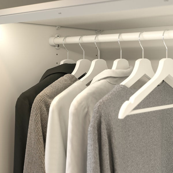 KOMPLEMENT White Clothes Rail - Wardrobe Clothes Hangers - ZR Online Solutions