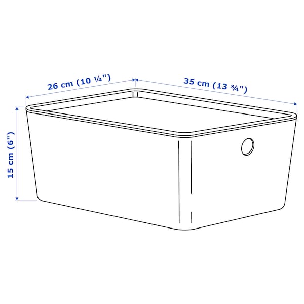 KUGGIS Box with Lid - Stackable Storage Boxes - ZR Online Solutions