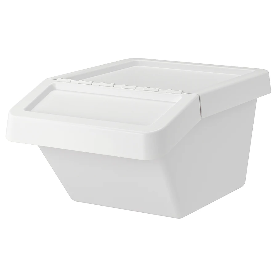 Maximize Waste Management Efficiency with a Top-Quality Sorting Bin Featuring a Secure Lid