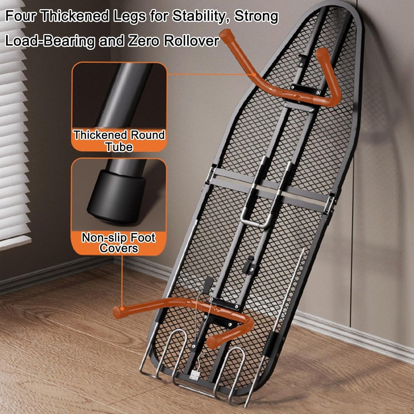 Compact Steel Mesh Tabletop Ironing Board With Iron Rest - 1.8KG