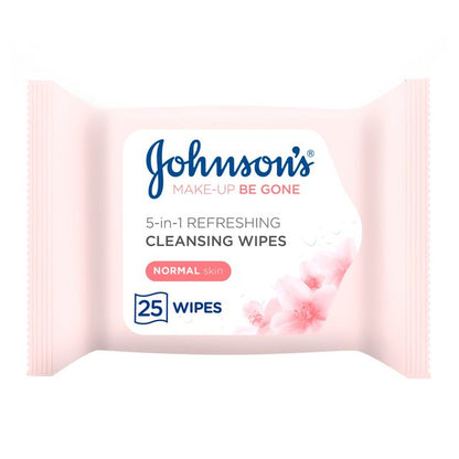 Johnson's Make Up Be Gone Refreshing Wipes 25 per pack - ZR Online Solutions