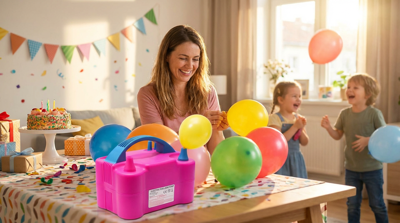 Electric Balloon Pump - Professional Party Setup Made Effortless