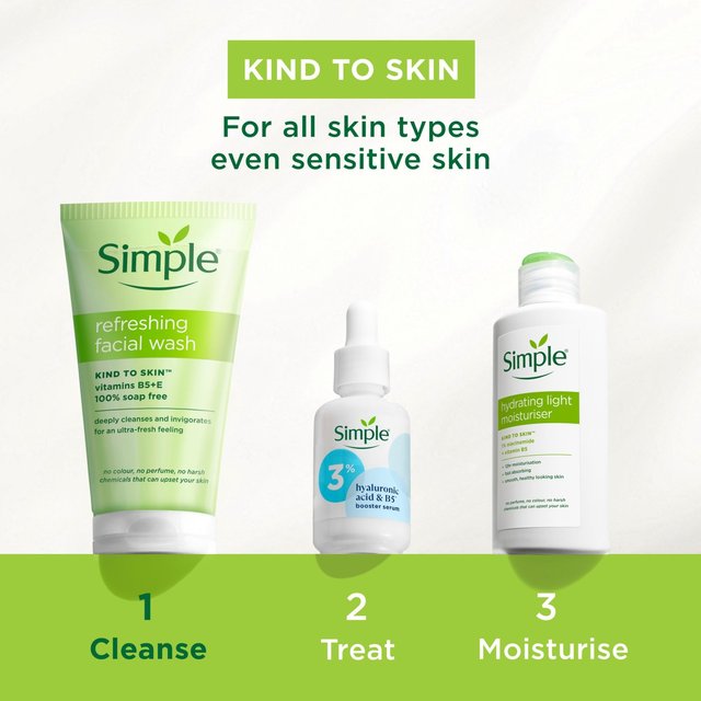 Simple Kind to Skin Refreshing Facial Gel Wash 150ml - ZR Online Solutions