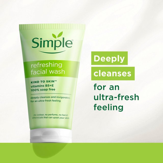 Simple Kind to Skin Refreshing Facial Gel Wash 150ml - ZR Online Solutions