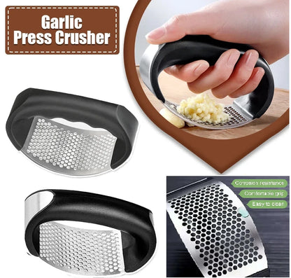 Premium Stainless Steel Garlic Press For Effortless Cooking
