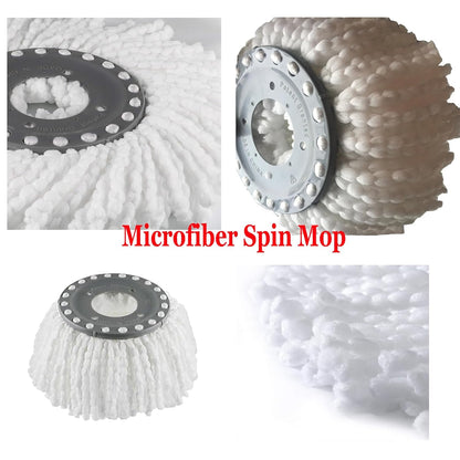Premium Cotton Spin Mop Head Replacements - Heavy Duty 150G