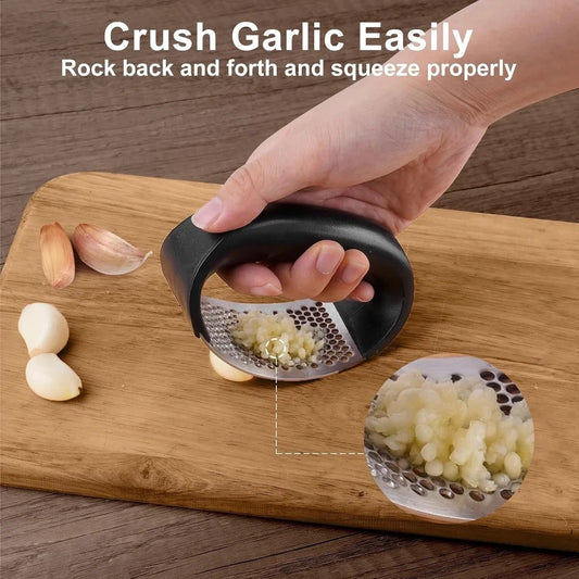 Premium Stainless Steel Garlic Press For Effortless Cooking