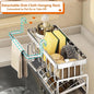 Streamlined Stainless Steel Sink Drain Rack For Clutter-Free Kitchen