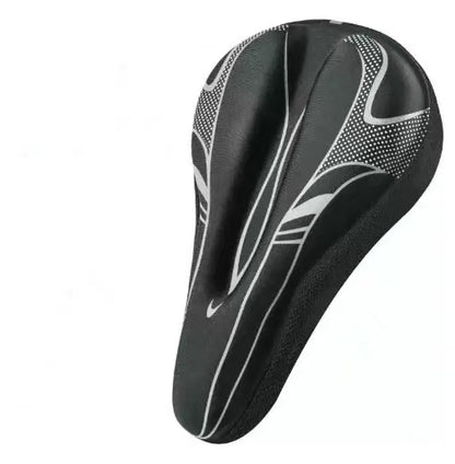 Comfort Ride Bike Seat Cushion With Reflective Safety Strips