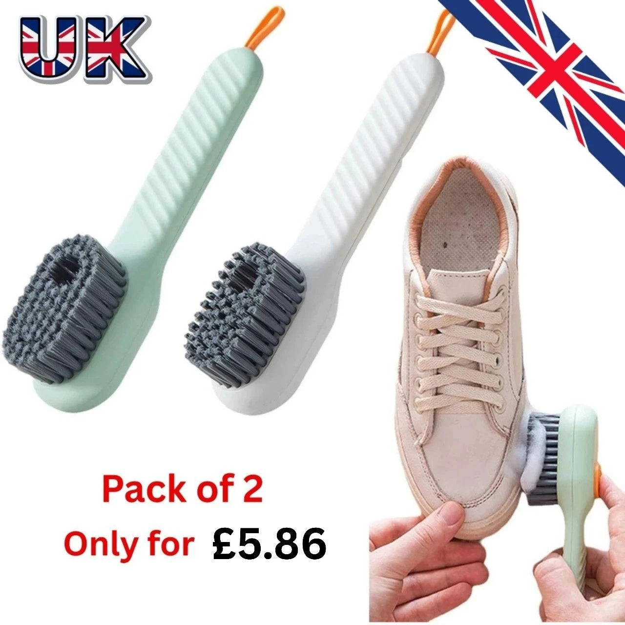 Premium Liquid Shoe Brush for Effortless Shine and Care