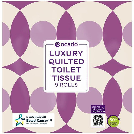 Ocado Luxury Quilted Toilet Tissue 9/pk - ZR Online Solutions