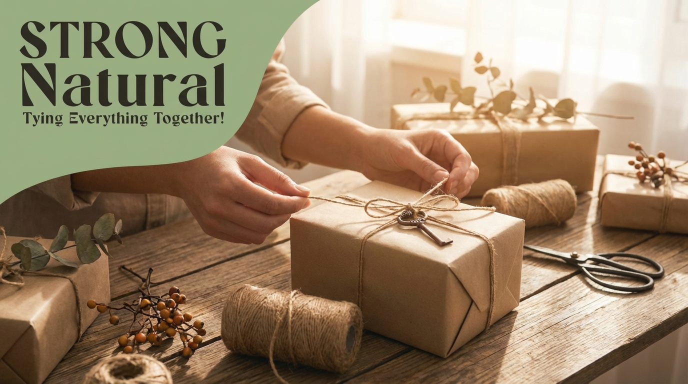 Natural Jute Twine - 3mm Craft & Garden Essential for Every Project