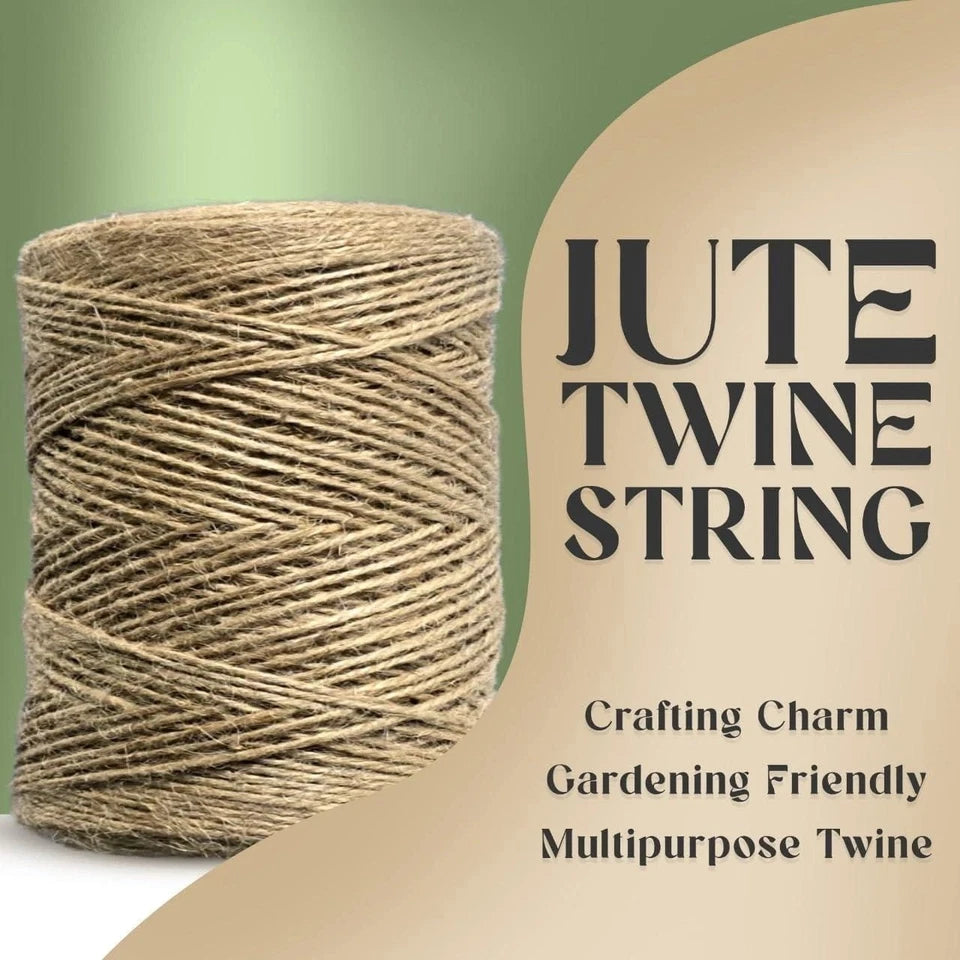 Natural Jute Twine - 3mm Craft & Garden Essential for Every Project