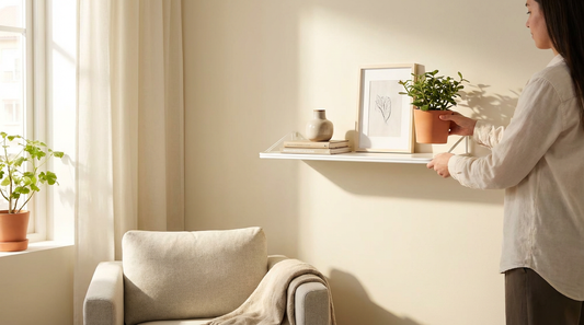SKÅDIS White Display Shelf - Transform Any Wall Into Organized Style