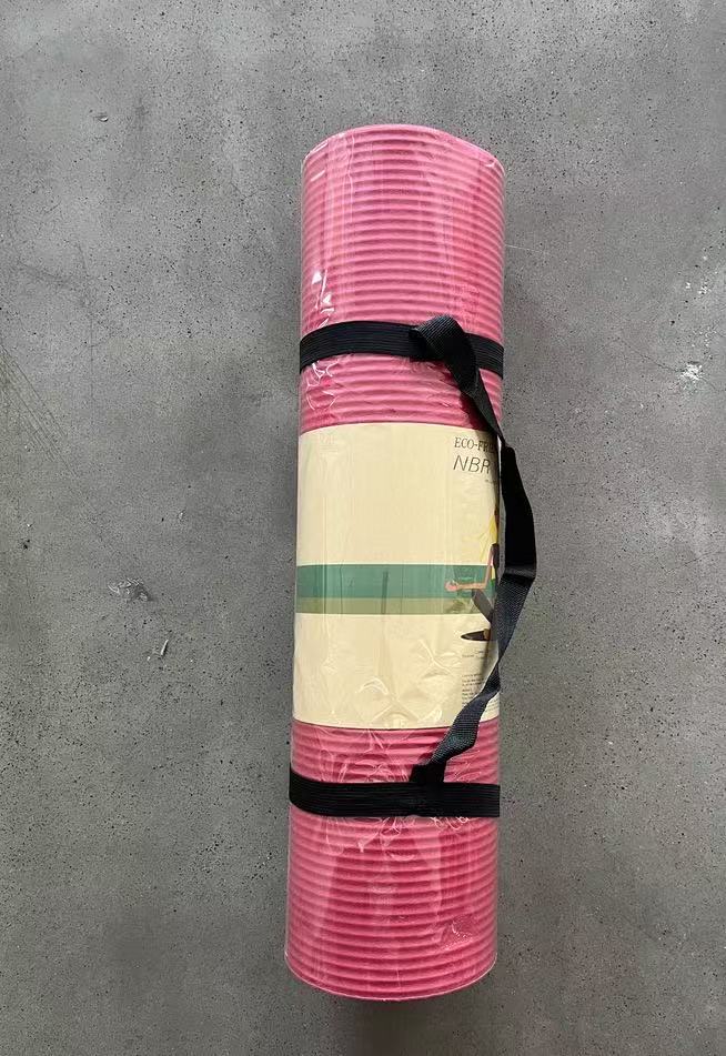 Professional NBR Yoga Mat With Straps - Blue Comfort For Every Pose