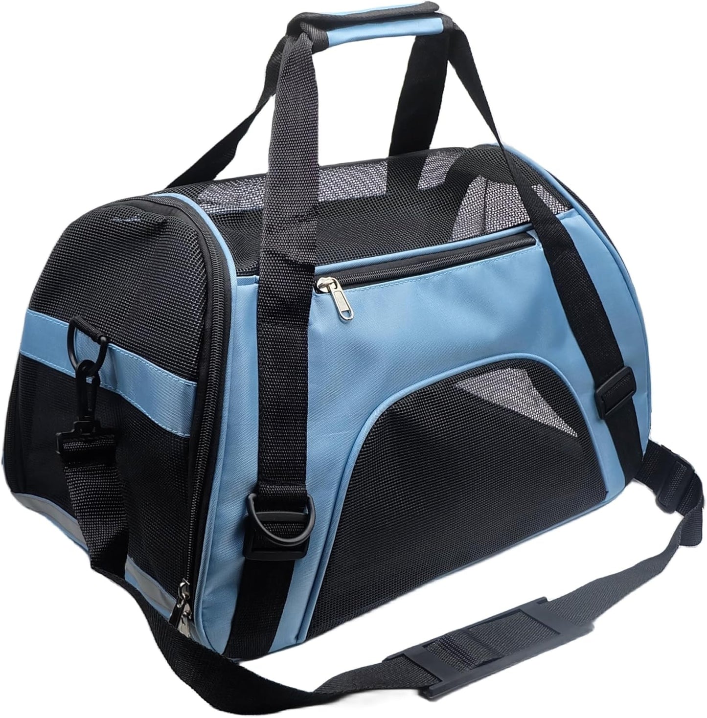 Breathable Oxford Pet Carrier - Spacious Travel Comfort For Cats