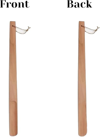 Premium Wooden Shoehorn - Effortless Shoe Care For Daily Comfort