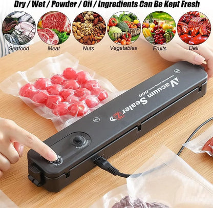 Vacuum Sealer Machine, Vacuum Food Sealer Machine with 10 Bags - ZR Online Solutions