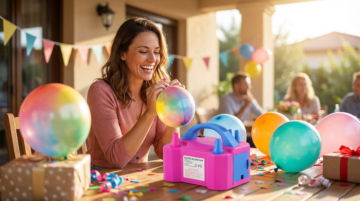 Electric Balloon Pump - Professional Party Setup Made Effortless