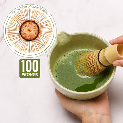 Authentic Japanese Matcha Ceremony Set - 5 Handcrafted Ceramic Pieces