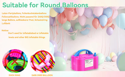 Electric Balloon Pump - Professional Party Setup Made Effortless