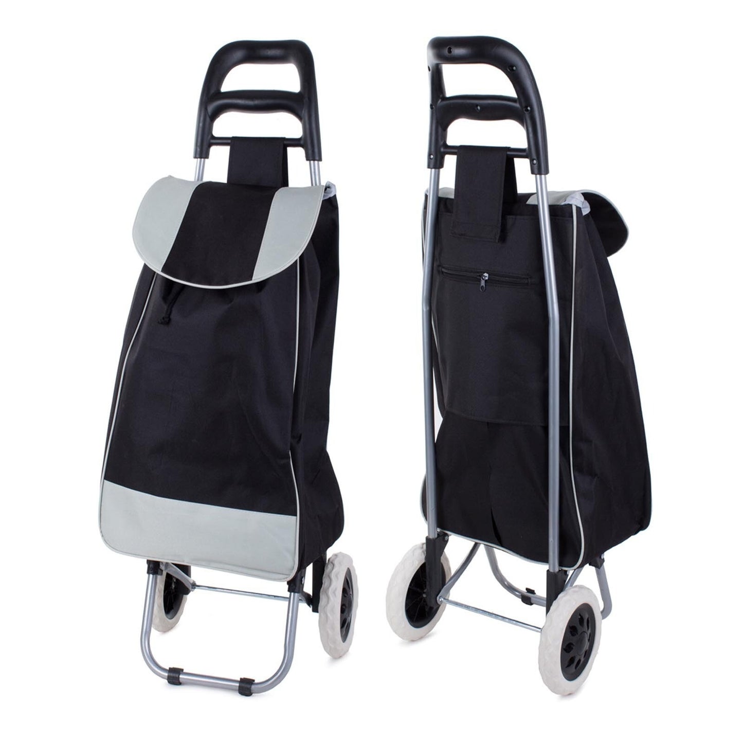 Premium Folding Cart: Transform Heavy Shopping Into Effortless Gliding