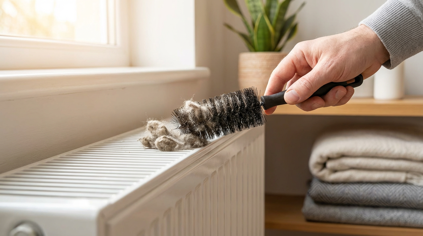 Professional Radiator Deep Clean Brush - 650mm Industrial Grade