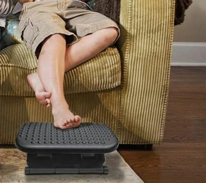 Premium Black Ergonomic Footrest For Ultimate Comfort And Support
