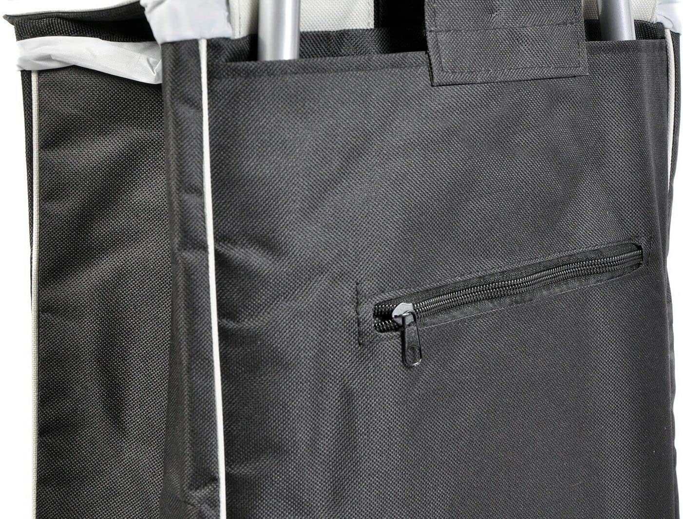 Premium Folding Cart: Transform Heavy Shopping Into Effortless Gliding