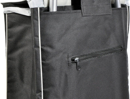 Premium Folding Cart: Transform Heavy Shopping Into Effortless Gliding